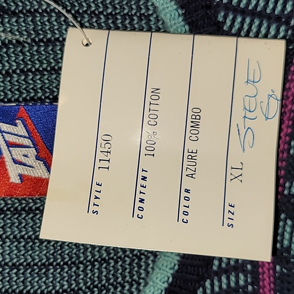 Vintage. Made in USA. DEADSTOCK. TAIL. Thick cotton knit sweater. XL. - Picture 5 of 16